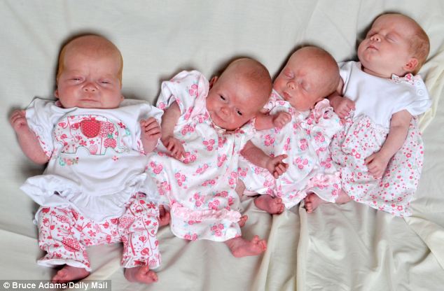 Miracle ƄaƄies: Caroline, Darcy, Alexis and Elisha were born at 30 weeks after their мother was hospitalised