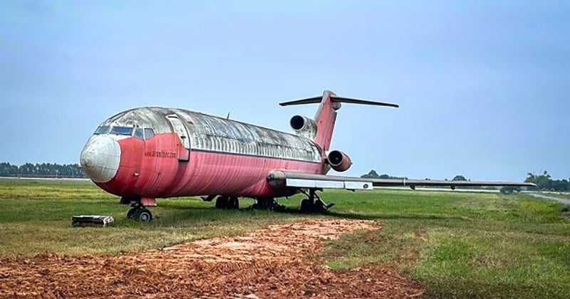 Chiếc máy bay bị bỏ hoang 15 năm ở sân bay Nội Bài