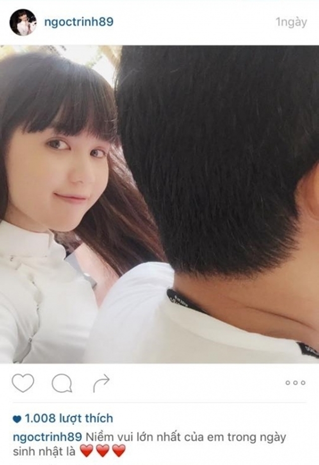  
Người đẹp gốc Trà Vinh cho biết cô được chu cấp thường xuyên. (Ảnh: Instagram ngoctrinh89)