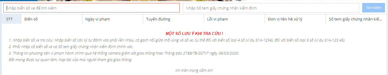 check phạt nguội 3