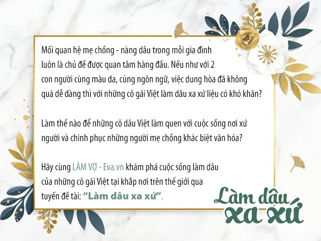 Làm dȃu Mỹ, cȏ gái Huḗ xin mẹ chṑng rửa chén cũng khȏng ᵭược - 1