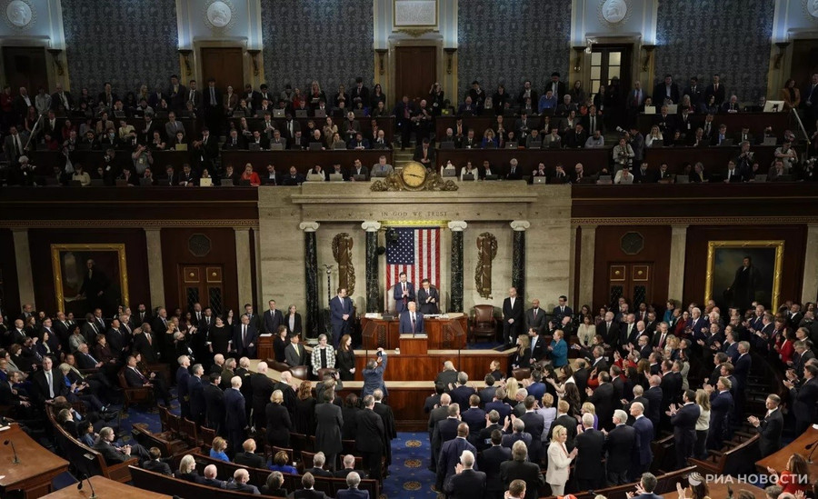Tổng thống Donald Trump phát biểu tại  Mỹ.