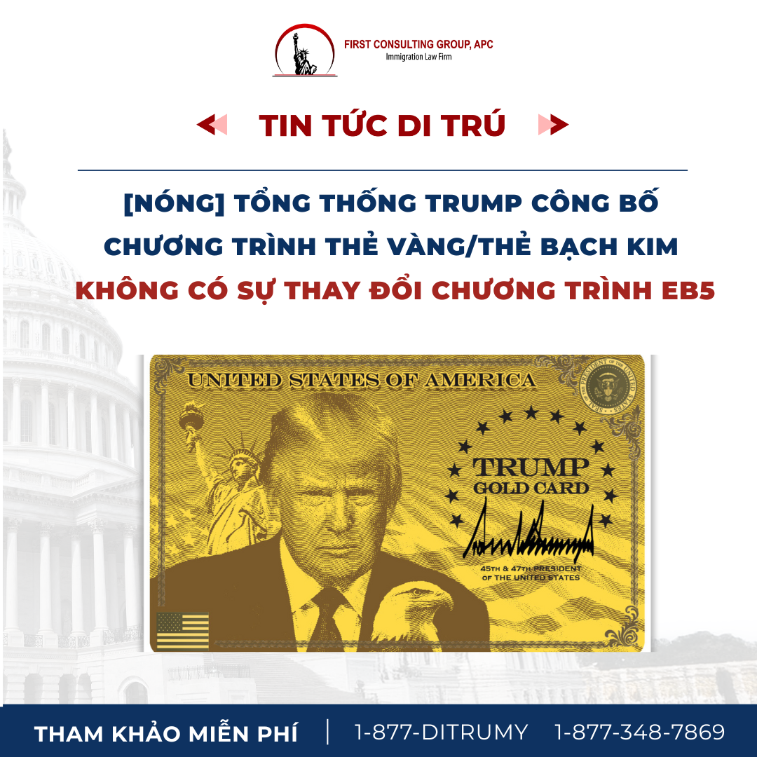 Tổng thống Trump chính thức ra mắt chương trình Thẻ vàng dành cho cá nhân, doanh nghiệp và giới siêu giàu