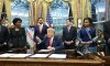 Ông Trump nói đùa khi khen nữ phóng viên xinh đẹp