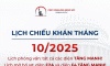 LỊCH CHIẾU KHÁN THÁNG 10.2025