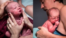 The Sweet Birth Story Behind This Newborn's ‘Pout’ Face