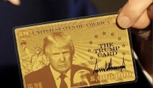 Thẻ vàng nhập cư 5 triệu USD của Mỹ in chân dung ông Trump