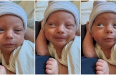 Newborn baby makes funny facial epressions like adult, his video gets 541.5 million views 