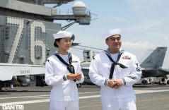 Nữ thủy thủ gốc Việt tàu sân bay Mỹ: Trượt đại học là cơ duyên vào hải quân