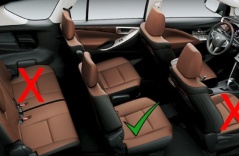 Những vị trí ngồi an toàn và nguy hiểm nhất trên ô tô không phải ai cũng biết