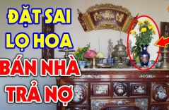 Đặt lọ hoa lên bàn thờ nhất trái, nhì phải: Tưởng đơn giản nhưng nhiều nhà làm sai, mất hết phúc lộc