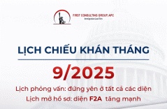 LỊCH CHIẾU KHÁN THÁNG 09.2025