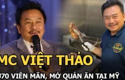 Việt Thảo – Đệ nhất MC hải ngoại: U70 viên mãn, mở quán ăn tại Mỹ, bán ổ bánh mì gιá gần 500 nghìn