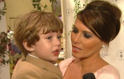 Video thời nhỏ của Barron Trump gây sốt mạng xã hội