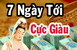 7 ngày tới: 3 tuổi công danh lên phi mã, Tiền – Tài – Lộc chạm đỉnh, giàu số 1