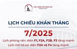 LỊCH CHIẾU KHÁN THÁNG 07.2025