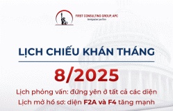 LỊCH CHIẾU KHÁN THÁNG 08.2025