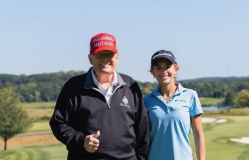 Ông Trump chia sẻ với cháu nội về ước mơ đang theo đuổi