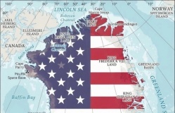 Vợ quan chức Mỹ đăng ảnh cờ Mỹ phủ kín Greenland, Đan Mạch phản đối