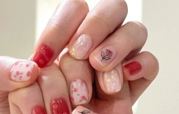 12 mẫu nail xinh xắn style 'Hàn xẻng' cho nàng 'bánh bèo' diện Tết: Ai chuẩn bị làm đẹp nên ngó nghiêng