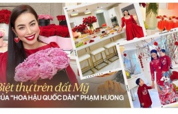 Cận cảnh bạch dinh triệu đô trên đất Mỹ của Hoa hậu Phạm Hương: Choáng ngợp góc hàng hiệu xa xỉ, có nơi lại thơ mộng cực nên thơ