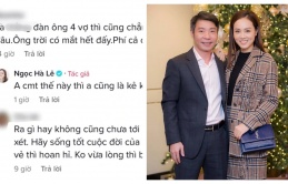 Vợ trẻ của Công Lý đáp trả gắt khi chồng bị mỉa mai chuyện lấy 4 vợ: 'Kẻ không ra gì'