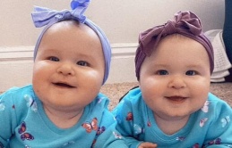 Twins' Mother Leaves Everyone in Awe with Her Gigantic Little Ones Weighing a Whopping 21 Pounds