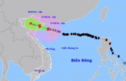 [LIVE] Bão Yagi mạnh cấp 14 cách Quảng Ninh - Hải Phòng 160 km