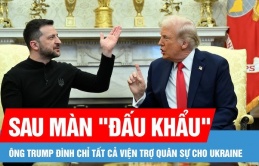 Mỹ 'đình chỉ toàn bộ' viện trợ quân sự cho Ukraine, ông Trump nói đó là con đường tới hoà bình