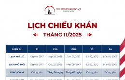 LỊCH CHIẾU KHÁN THÁNG 11.2025 LỊCH CHIẾU KHÁN THÁNG 11.2025