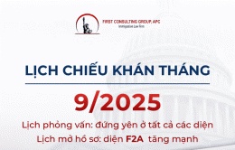 LỊCH CHIẾU KHÁN THÁNG 09.2025