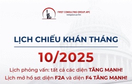 LỊCH CHIẾU KHÁN THÁNG 10.2025