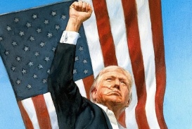 Họa sĩ Nga kể chuyện vẽ chân dung Tổng thống Donald Trump