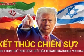 Ông Trump nói Israel - Iran đạt thỏa thuận ngừng bắn