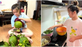 Thúy Nga tự hào con gái về Việt Nam giỏi giang hơn bên Mỹ: 11 tuổi tự đứng bếp nấu ăn, làm việc nhà