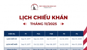LỊCH CHIẾU KHÁN THÁNG 11.2025 LỊCH CHIẾU KHÁN THÁNG 11.2025