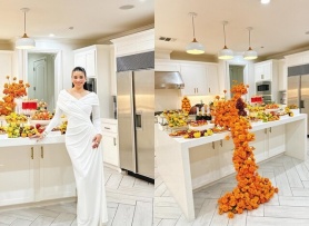 Phạm Hương khoe bàn tiệc Lễ Tạ ơn rực rỡ trong biệt thự 1000m² tại Mỹ, nàng Hậu hé lộ cuộc sống giàu có, viên mãn ở trời Tây