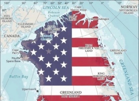 Vợ quan chức Mỹ đăng ảnh cờ Mỹ phủ kín Greenland, Đan Mạch phản đối