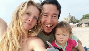American-Vietnamese couple leaves city for rural life