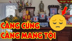 Có 1 thứ trên bàn thờ càng để lâu càng mất lộc, nhiều nhà không biết bày quanh năm