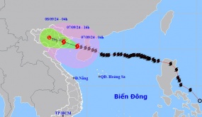 [LIVE] Bão Yagi mạnh cấp 14 cách Quảng Ninh - Hải Phòng 160 km