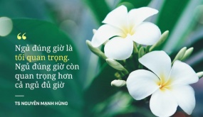TS Nguyễn Mạnh Hùng: 'Rất nhiều người đang ngủ sai giờ. Họ không biết đường tới nghĩa địa dần ngắn lại'