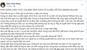 Nóng: Tỷ phú Gerard William kiện ngược Đàm Vĩnh Hưng, nam ca sĩ tâm tư: “Không phải lần quyết định nào trong đời mình cũng đều đúng hết 100%”