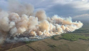 Khói cháy rừng bao phủ nhiều khu vực ở Mỹ, Canada, lan sang châu Âu