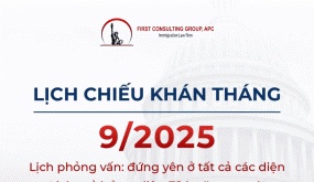LỊCH CHIẾU KHÁN THÁNG 09.2025