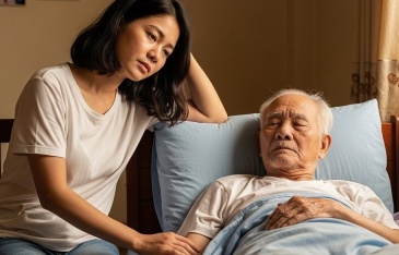 Một năm kiệt sức vì từ chối viện dưỡng lão, tự tay chăm ông nằm liệt giường