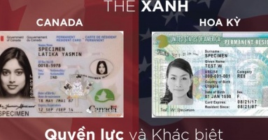 “Thẻ xanh Mỹ” - “Thẻ xanh Canada” – Quyền lực và sự khác biệt