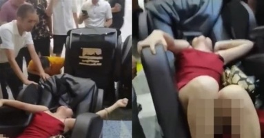 Người phụ nữ suýt chết khi ngồi 'ghế massage siêu thị'
