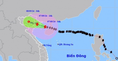 [LIVE] Bão Yagi mạnh cấp 14 cách Quảng Ninh - Hải Phòng 160 km