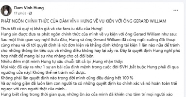 Nóng: Tỷ phú Gerard William kiện ngược Đàm Vĩnh Hưng, nam ca sĩ tâm tư: “Không phải lần quyết định nào trong đời mình cũng đều đúng hết 100%”